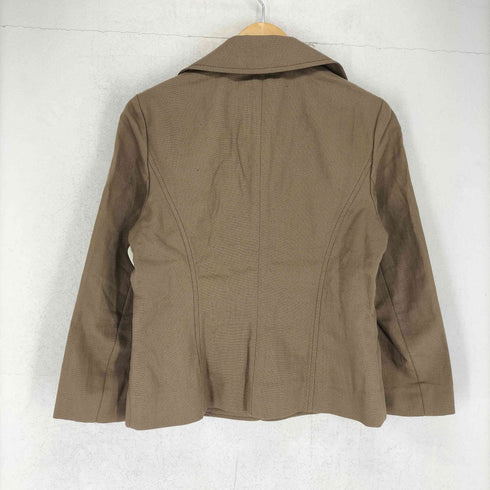 ヴァレンティノ Valentino コットン&リネン 1Bテーラードジャケット レディース EUR:42