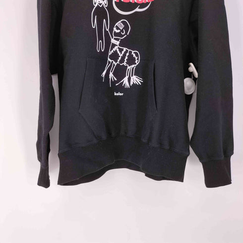 カラー kolor 24AW NO Future プリント プルオーバー パーカー メンズ JPN:2