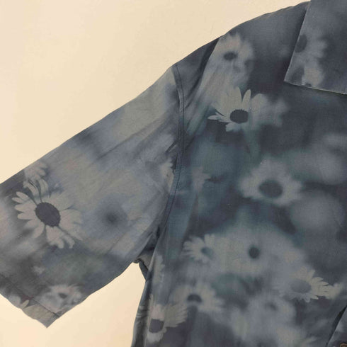 メゾンキツネ MAISON KITSUNE 25SS RESORT SHIRT フラワープリント半袖シャツ メンズ XL