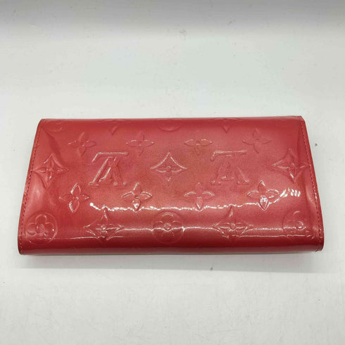 ルイヴィトン LOUIS VUITTON ヴェルニ ポルトフォイユ・サラ ローズポップ 長財布 レディース