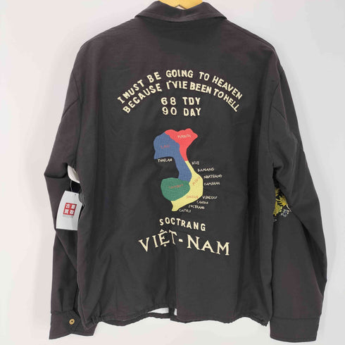 テイラートウヨウ TAILOR TOYO テーラー東洋 コットン ベトナムジャケット ベトジャン VIETNAM MAP PLEIKU メンズ JPN:L