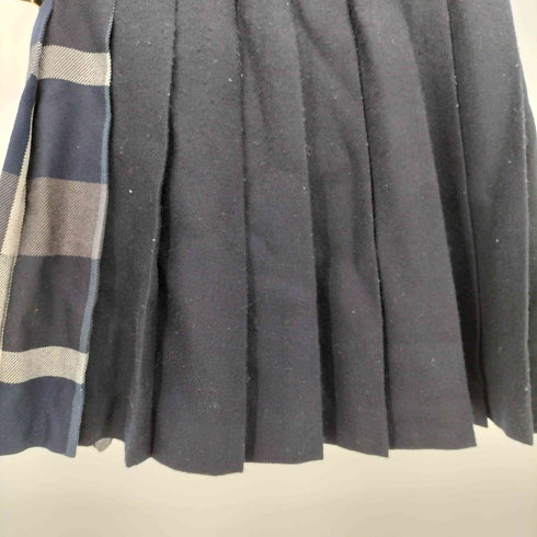 ブルーレーベルクレストブリッジ BLUE LABEL CRESTBRIDGE ミニ丈 チェック ベルトギミック ラップ カート レディース JPN:38