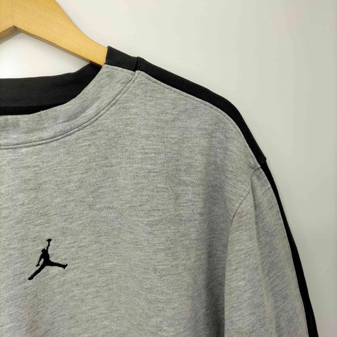 ジョーダンブランド JORDAN BRAND 00s ジャンプマン 刺繍 袖 切替 クルーネック スウェット メンズ import:XXL