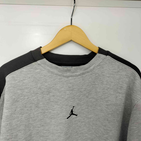 ジョーダンブランド JORDAN BRAND 00s ジャンプマン 刺繍 袖 切替 クルーネック スウェット メンズ import:XXL