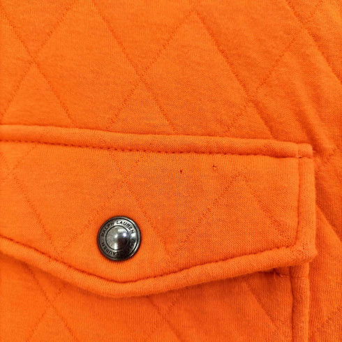 ポロラルフローレン POLO RALPH LAUREN Quarter Snap Quilted Double Knit Pullover 現行タグ キルティング スナップ ニット プルオーバー メンズ import:L