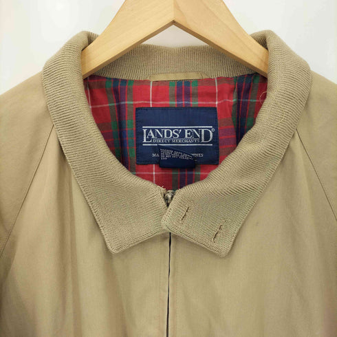 ランズエンド LANDS END 90s コットンポリ ハリントンジャケット メンズ XL