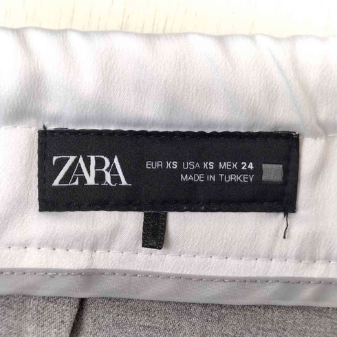 ザラ ZARA WIDE-LEGパンツ ダブルウエストバンド レディース XS