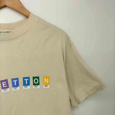 ユナイテッドカラーズオブベネトン UNITED COLORS OF BENETTON 90s イタリア製 シングルステッチ プリント S/S Tシャツ メンズ import:M