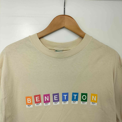 ユナイテッドカラーズオブベネトン UNITED COLORS OF BENETTON 90s イタリア製 シングルステッチ プリント S/S Tシャツ メンズ import:M