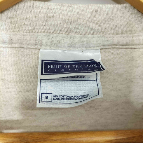 フルーツオブザルーム FRUIT OF THE LOOM 90s ブランク クルーネック S/S Tシャツ メンズ import:M