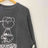 ピーナッツ PEANUTS 製品染め キャラクタープリント クルーネックスウェット メンズ JPN:L