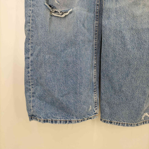 ザラ ZARA TRF折り返しウエストバンドミッドライズジーンズ レディース 32