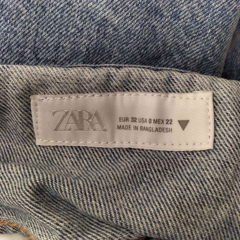 ザラ ZARA TRF折り返しウエストバンドミッドライズジーンズ レディース 32