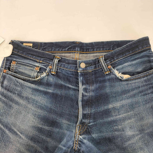 モモタロウジーンズ MOMOTARO JEANS ボタンフライデニムパンツ セルヴィッチ ピンク耳 メンズ