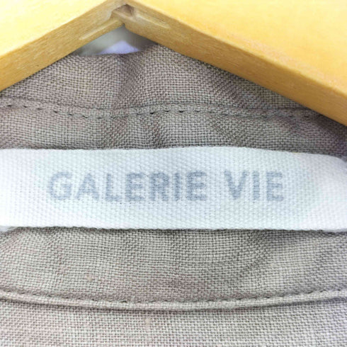 ギャルリーヴィー GALERIE VIE リネン ボーイズシャツ レディース JPN:36
