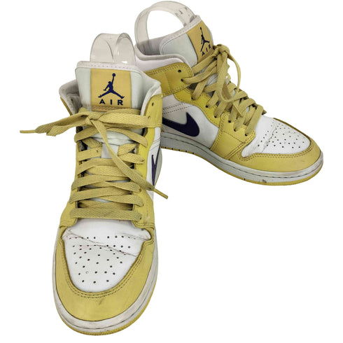 ジョーダンブランド JORDAN BRAND Air Jordan 1 Mid Lemon Wash レディース JPN:24.5