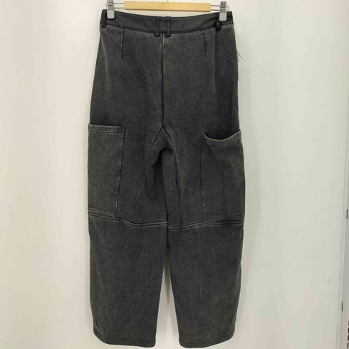 NUTH フェイクレザー スウェット ドッキング パンツ レディース M