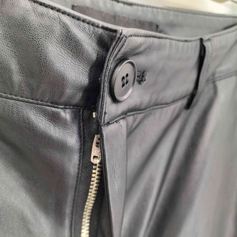NUTH フェイクレザー スウェット ドッキング パンツ レディース M