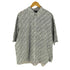 バレンシアガ BALENCIAGA All Over Logo Print Button Up Short Sleeve Shirt メンズ 42
