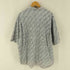バレンシアガ BALENCIAGA All Over Logo Print Button Up Short Sleeve Shirt メンズ 42