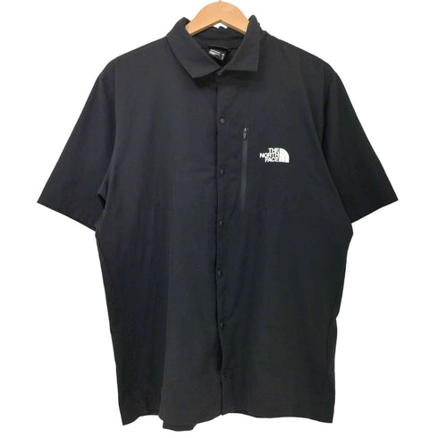 ザノースフェイス THE NORTH FACE CAMISA S/S FIRST TRAIL ポリエステル スナップボタン S/S シャツ メンズ import:M