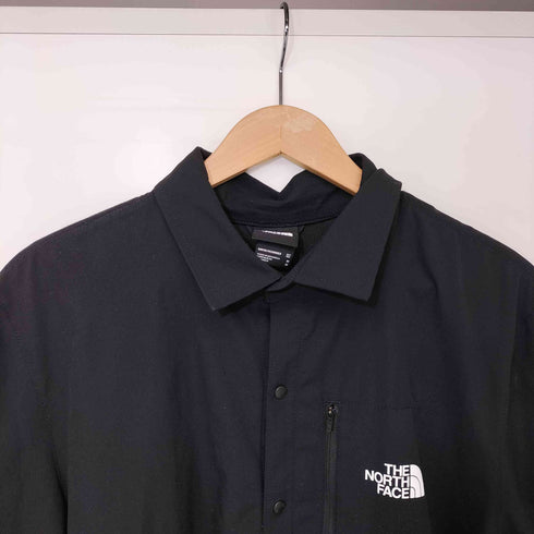ザノースフェイス THE NORTH FACE CAMISA S/S FIRST TRAIL ポリエステル スナップボタン S/S シャツ メンズ import:M