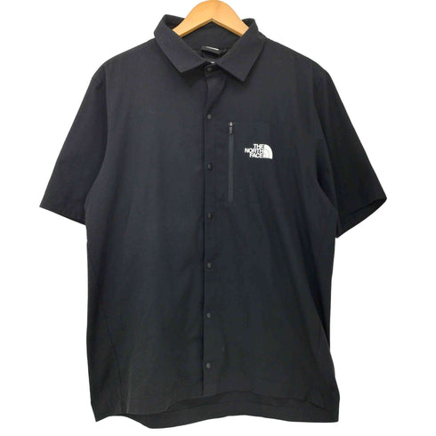 ザノースフェイス THE NORTH FACE CAMISA S/S FIRST TRAIL ポリエステル スナップボタン S/S シャツ メンズ import:M
