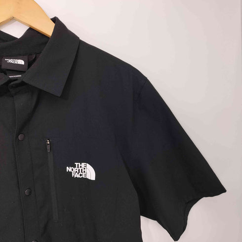 ザノースフェイス THE NORTH FACE CAMISA S/S FIRST TRAIL ポリエステル スナップボタン S/S シャツ メンズ import:M