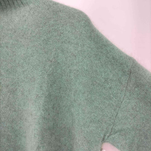 グリーンレーベルリラクシング GREEN LABEL RELAXING ヘアリー ハイネック プルオーバー ニット レディース