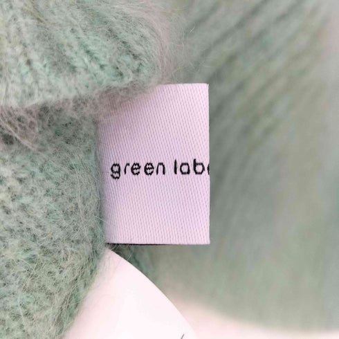 グリーンレーベルリラクシング GREEN LABEL RELAXING ヘアリー ハイネック プルオーバー ニット レディース