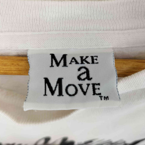 MAKE a MOVE USA製 アートプリント Tシャツ メンズ XL