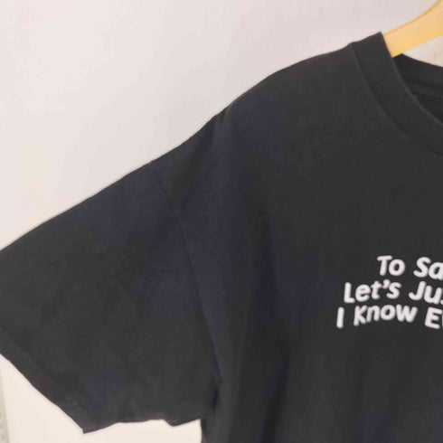 デルタプロウェイト DELTA PRO WEIGHT 00S ユーモアプリント Tシャツ メンズ XL