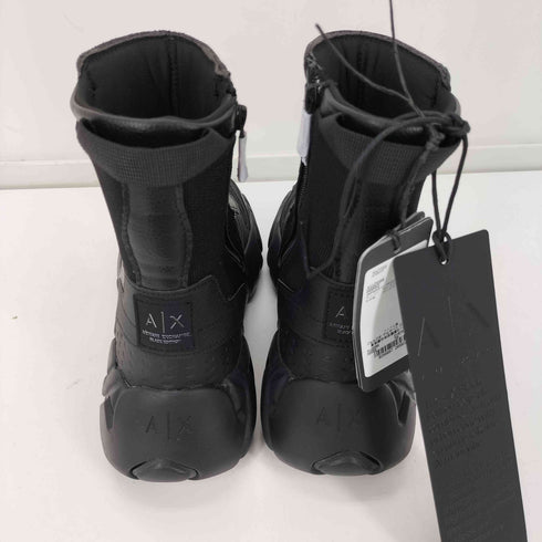 アルマーニエクスチェンジ ARMANI EXCHANGE 24AW BLACK EDITION ADE ボリュームソール ハイカット スニーカー ブーツ メンズ 41M