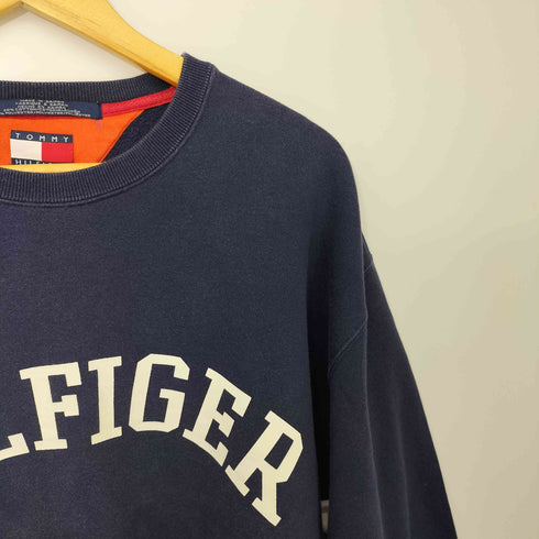 トミーヒルフィガー TOMMY HILFIGER 90s アーチロゴ クルーネック スウェット メンズ import:M