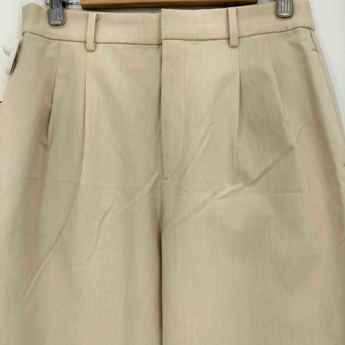 ユニクロ UNIQLO タックワイドパンツ(ツータック・丈標準69~71cm) レディース JPN:L