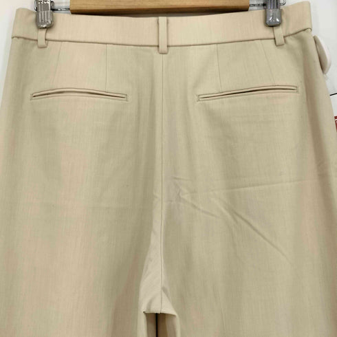 ユニクロ UNIQLO タックワイドパンツ(ツータック・丈標準69~71cm) レディース JPN:L