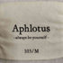 APHLOTUS カーブ切替 バイカラー クルーネック 裏起毛スウェット メンズ JPN:M