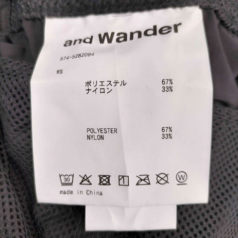 アンドワンダー and wander and wander oversized cargo pants メンズ