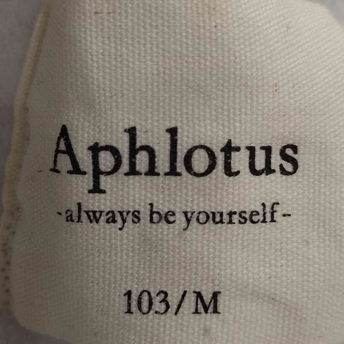 APHLOTUS カーブ切替 バイカラー 裏起毛イージーワイドパンツ メンズ JPN:M