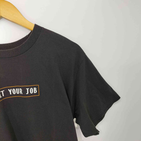 ナイキ NIKE 00s 白タグ QUIET YOUR JOB プリント S/S Tシャツ メンズ JPN:S