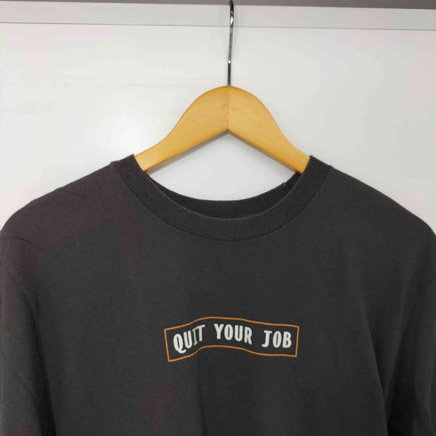 ナイキ NIKE 00s 白タグ QUIET YOUR JOB プリント S/S Tシャツ メンズ JPN:S