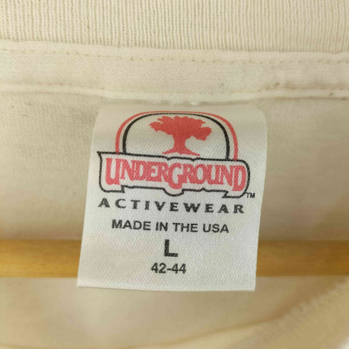 UNDERGROUND 90S USA製 プリント Tシャツ メンズ L