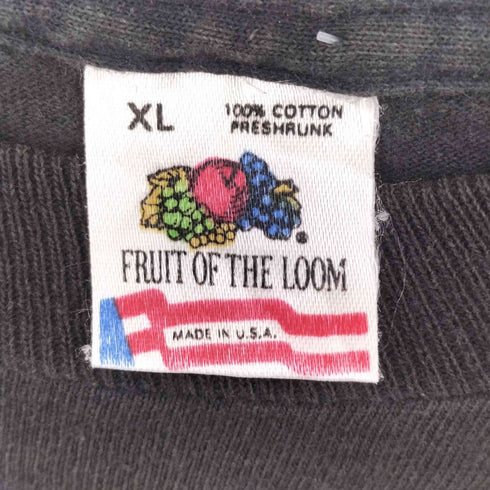 フルーツオブザルーム FRUIT OF THE LOOM USA製 1992 JAZZ SHOP プリントTシャツ メンズ XL