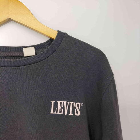 リーバイス Levis ロゴ刺繍 フレンチテリー クルーネック スウェット メンズ JPN:L