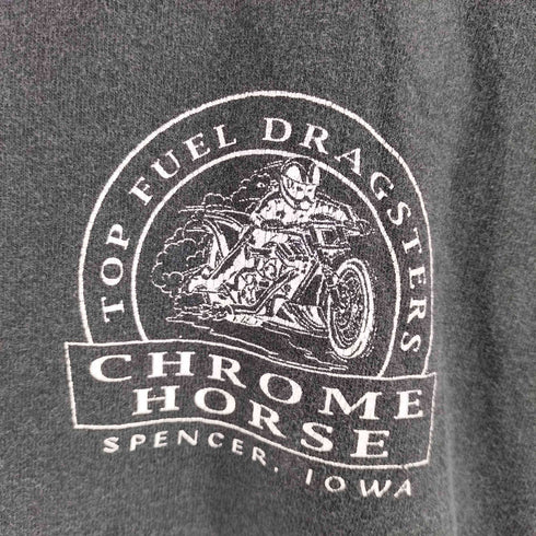 ドラッグレースチームロゴ プリント Tシャツ メンズ