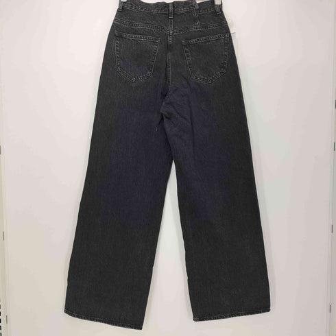 マウジー moussy CROSS WAIST WIDE STRAIGHT デニム パンツ レディース JPN:2