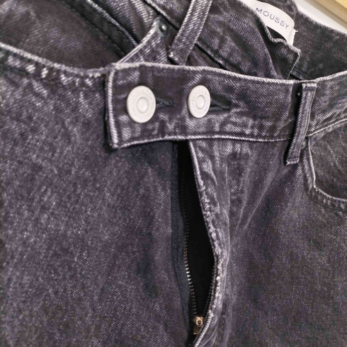 マウジー moussy CROSS WAIST WIDE STRAIGHT デニム パンツ レディース JPN:2
