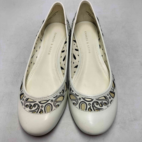 チャールズアンドキース CHARLES&KEITH ペイズリー パンプス レディース 36