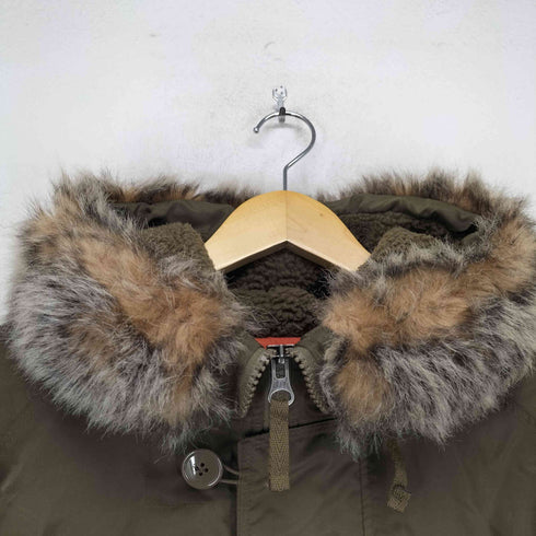 ギャップ Gap SNORKEL ファー裏地キルティングモッズコート メンズ import:L