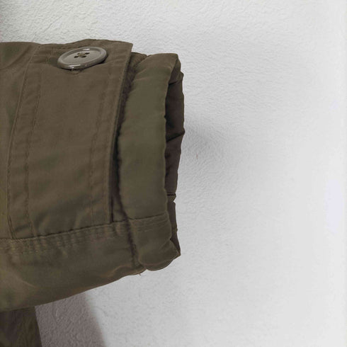 ギャップ Gap SNORKEL ファー裏地キルティングモッズコート メンズ import:L